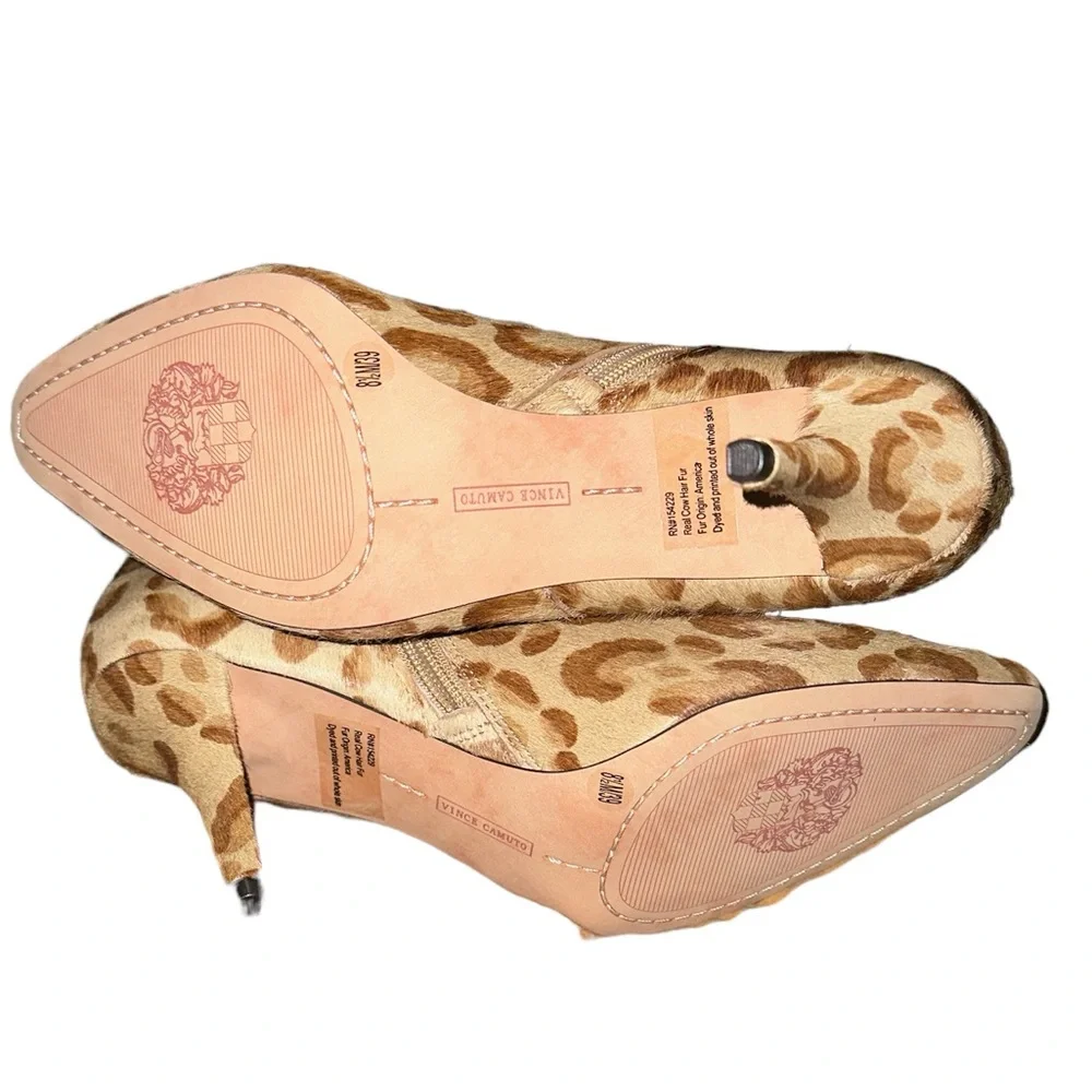 NEW Vince Camuto Ambind Bootie Calf Hair Leather